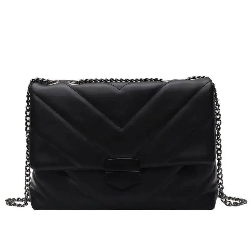Sizzling Embroidery Thread Small PU Leather Crossbody Bags For Women And Girls Trending Female Shoulder Handbags