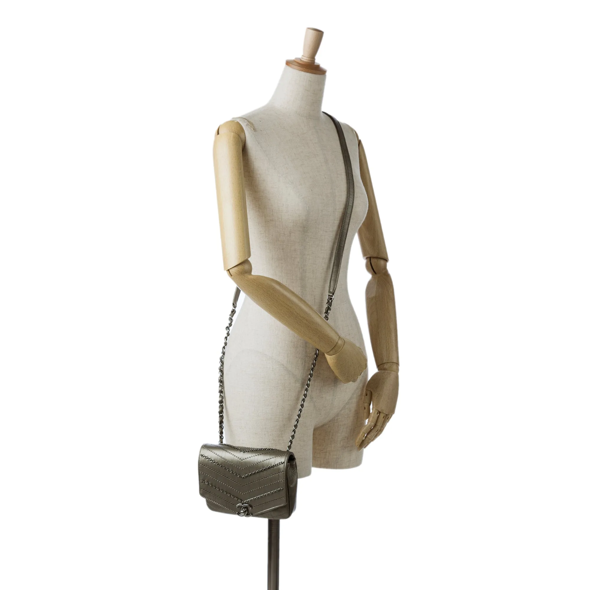 Small Chevron Data Center Envelope Flap Bag