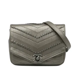 Small Chevron Data Center Envelope Flap Bag