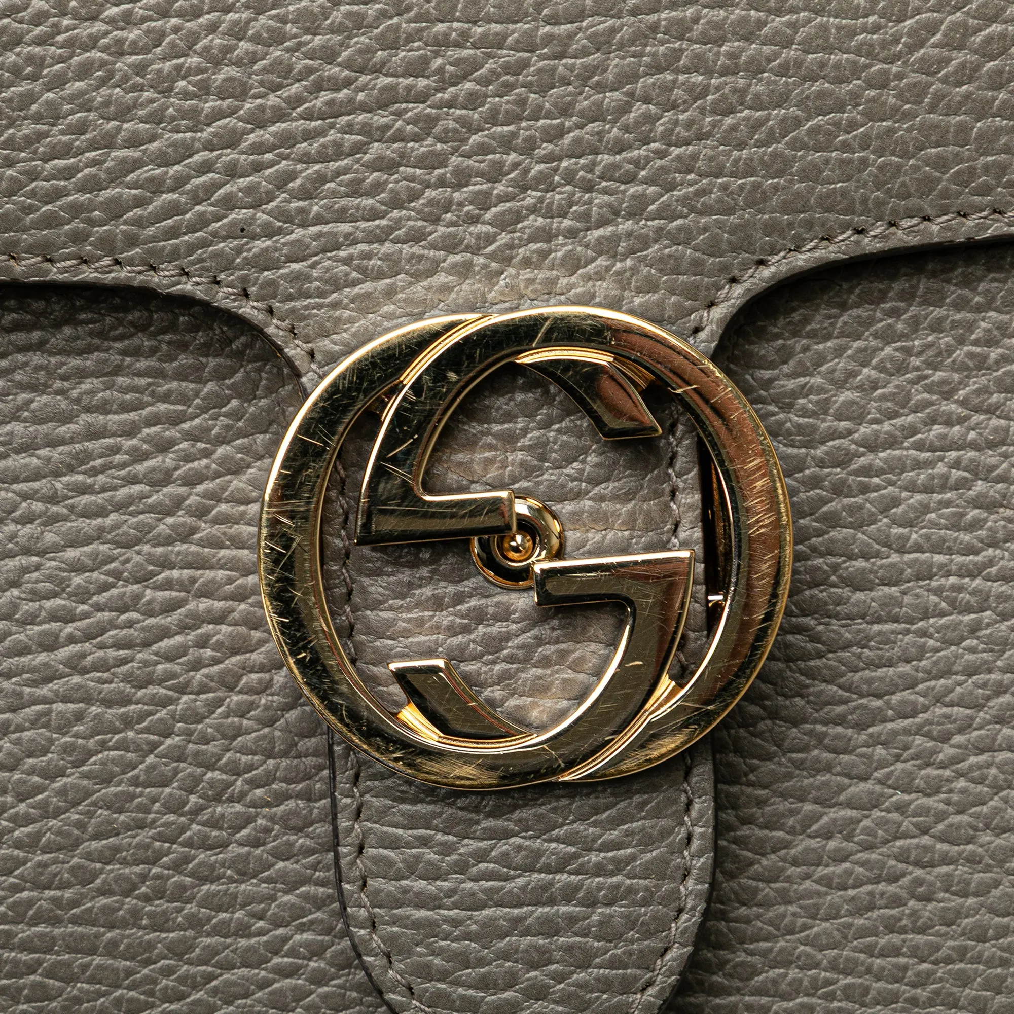 Small Dollar Calfskin Interlocking G Crossbody