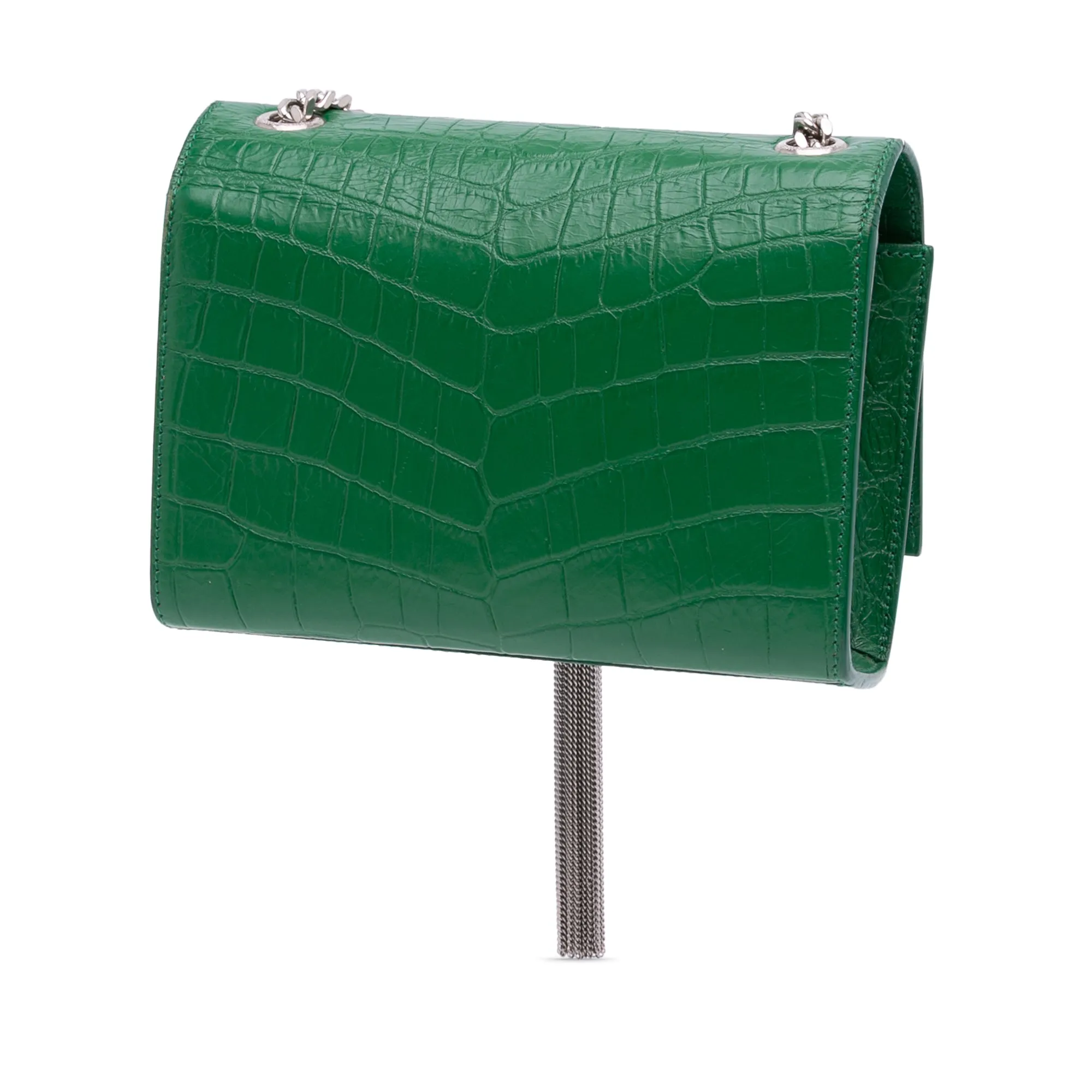 Small Embossed Kate Tassel Crossbody
