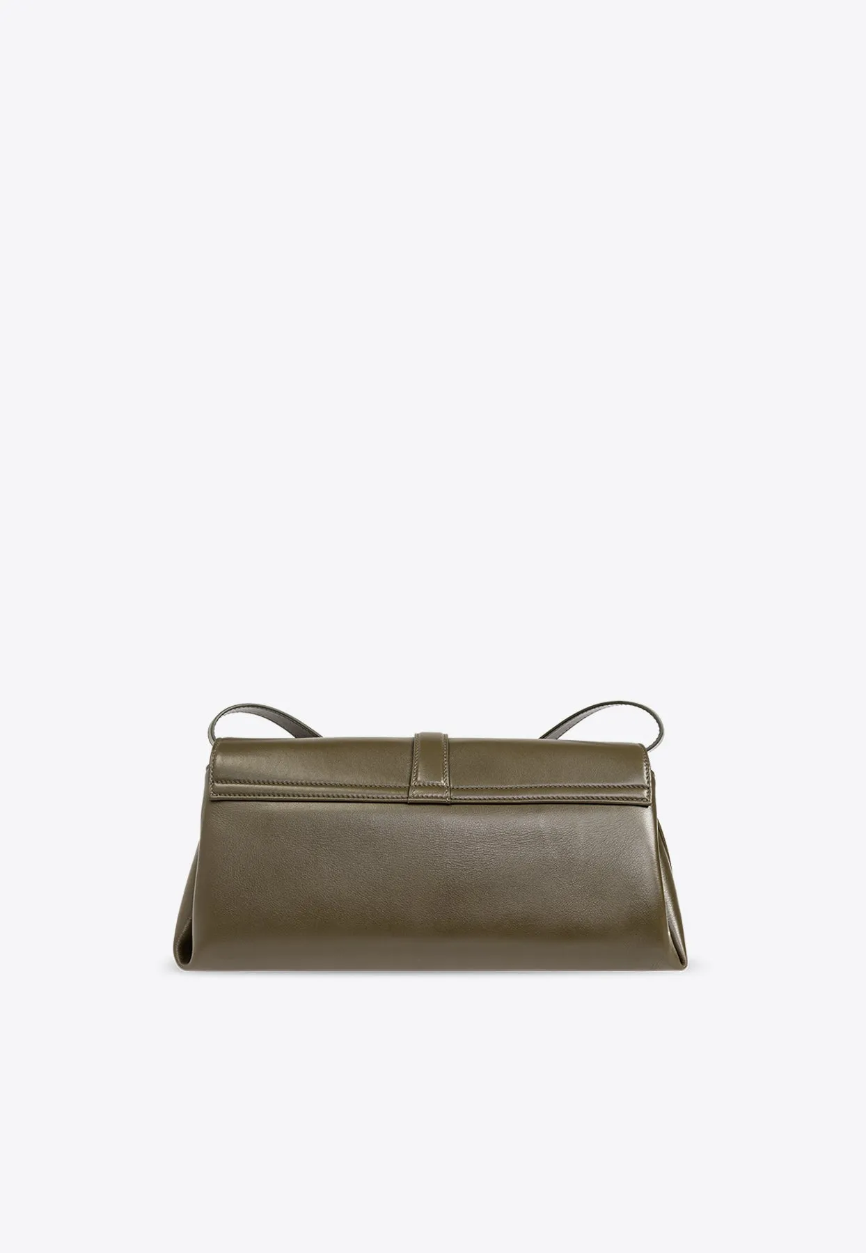 Small Front-Flap Leather Crossbody Bag