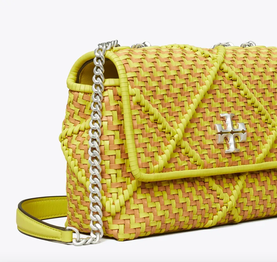 SMALL KIRA DIAMOND WOVEN CONVERTIBLE SHOULDER BAG