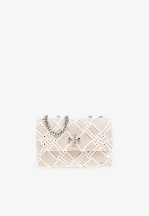 Small Kira Woven Convertible Shoulder Bag