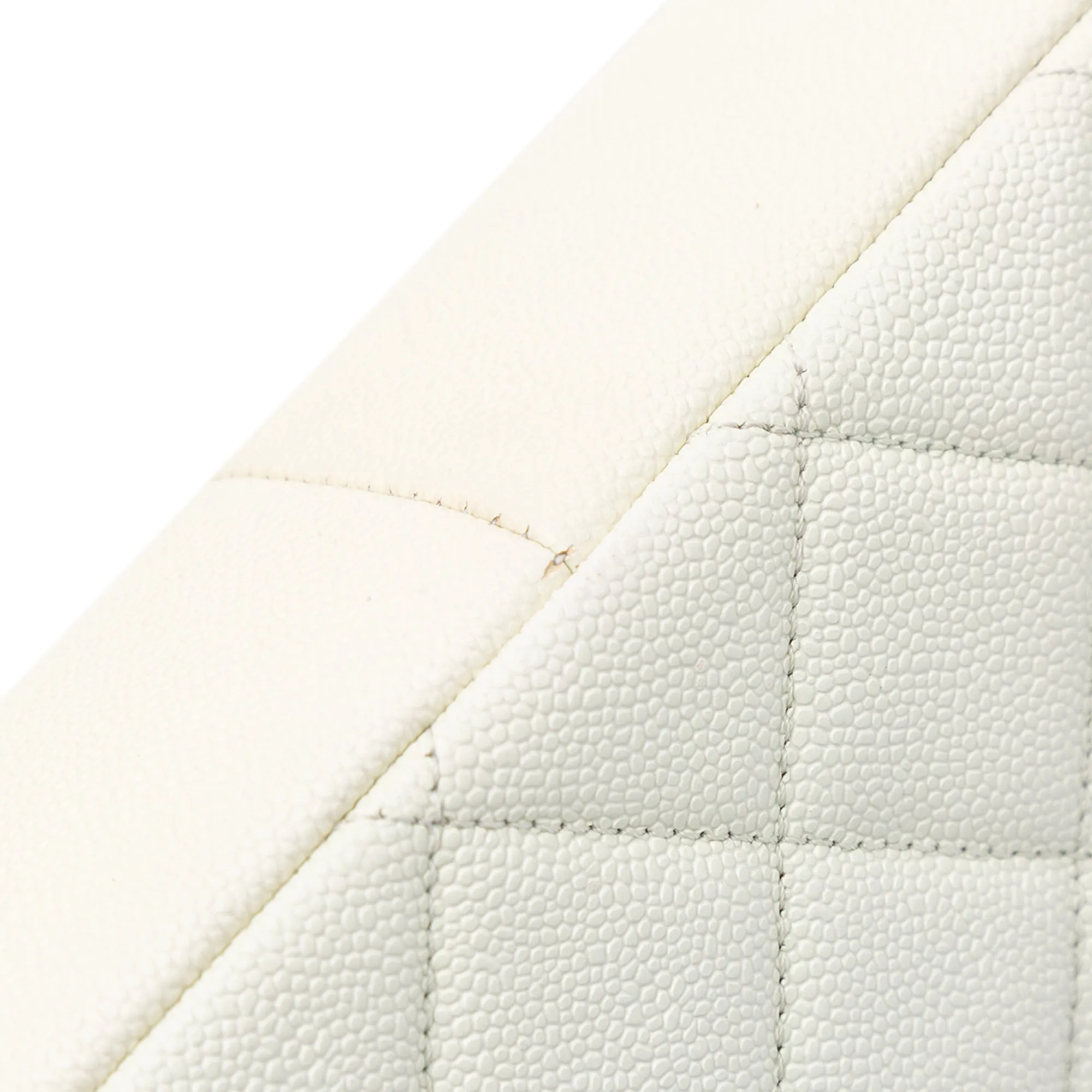 Small Quilted Caviar Chain Melody Flap