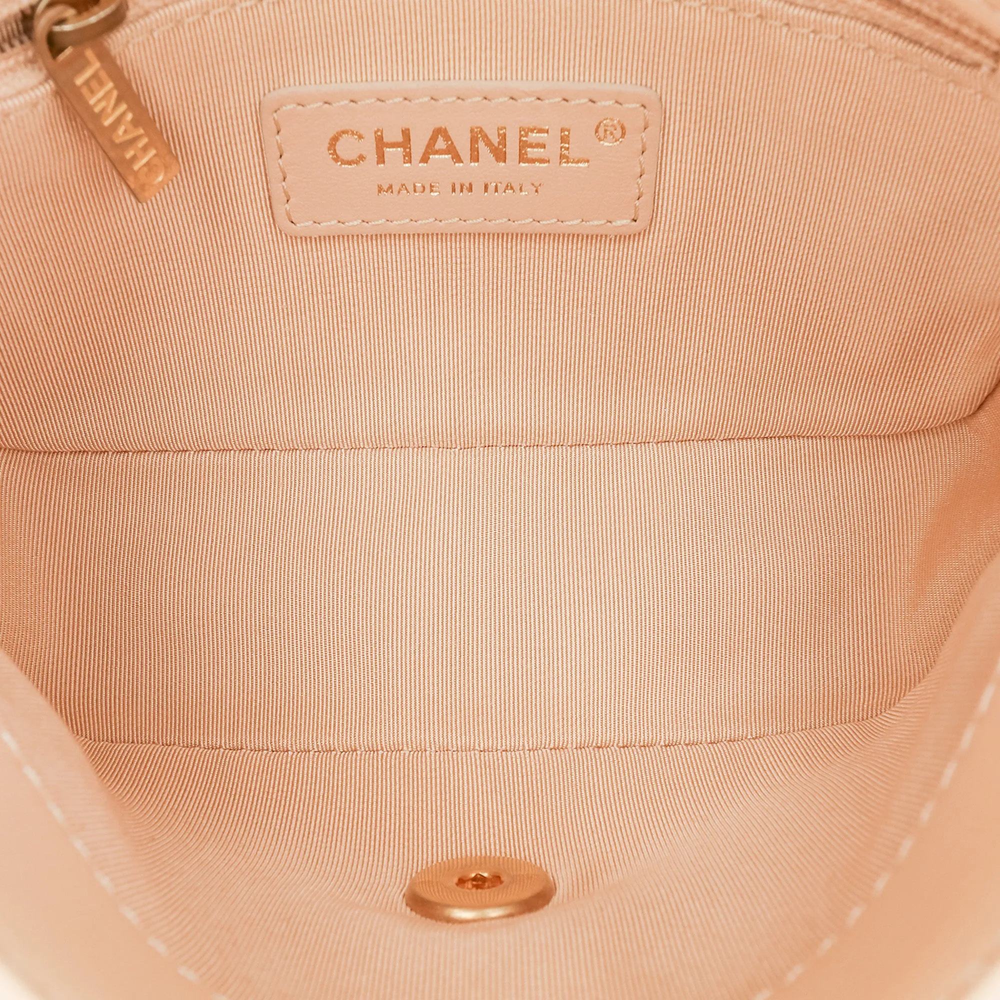 Small Quilted Lambskin CC Coin Flap