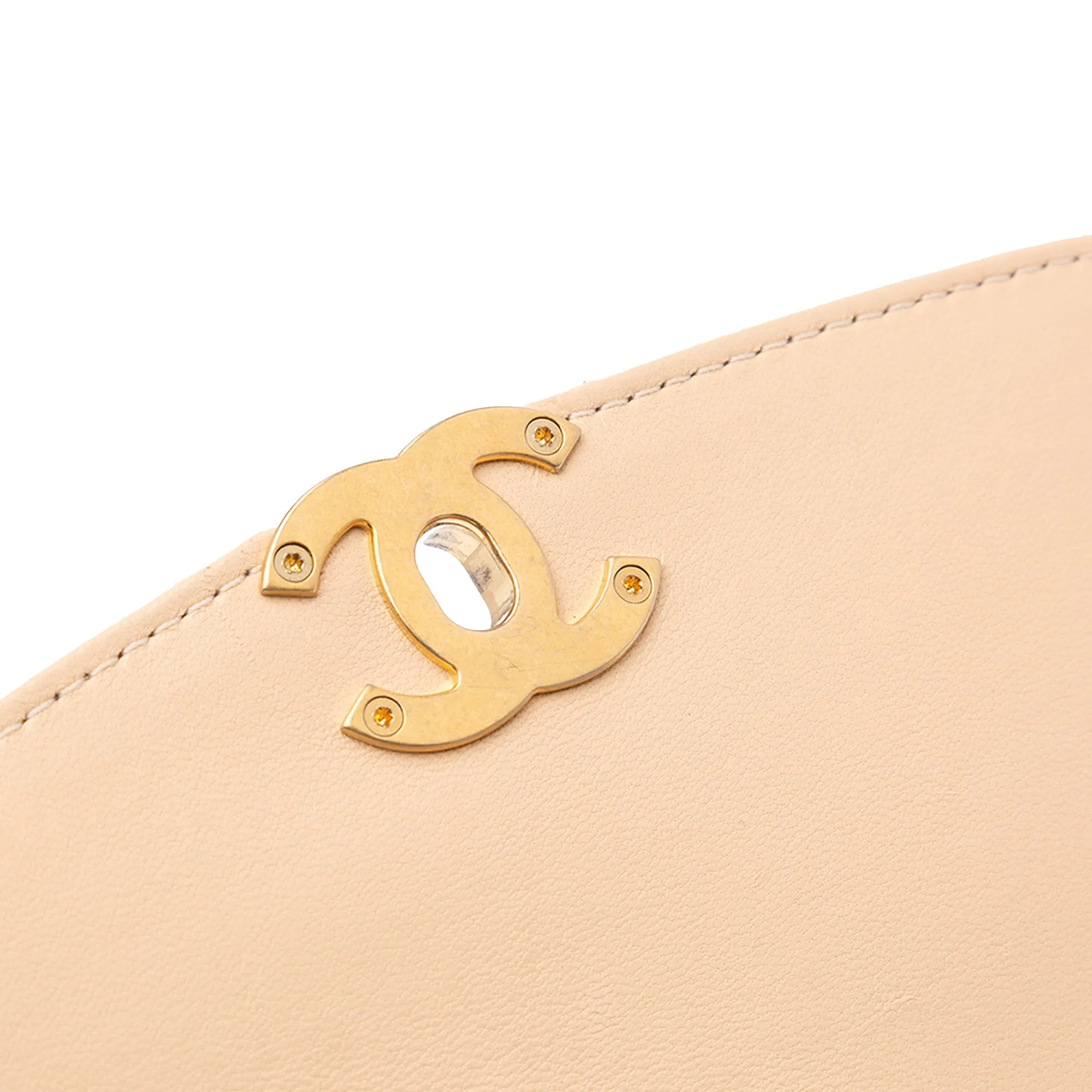 Small Quilted Lambskin CC Coin Flap