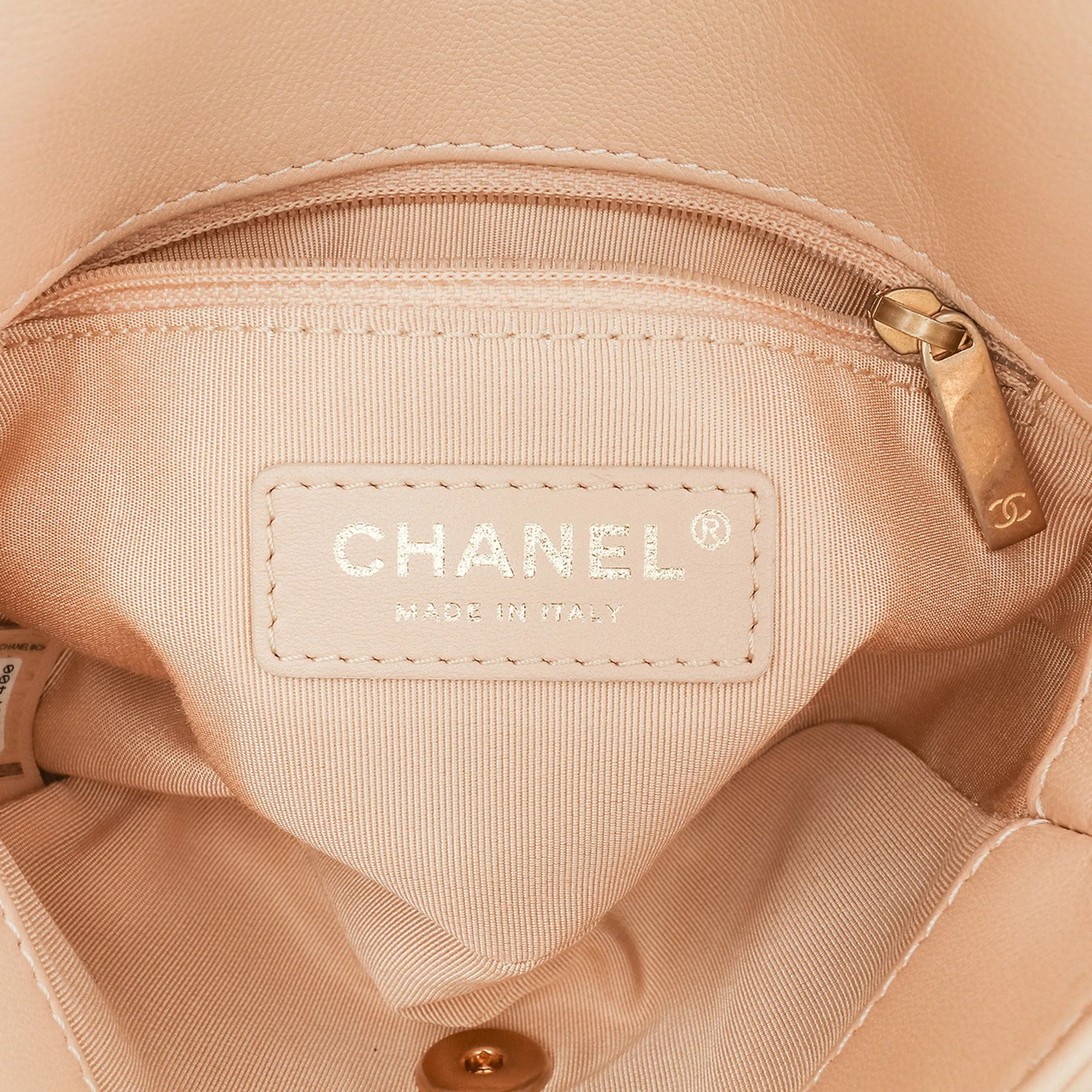 Small Quilted Lambskin CC Coin Flap
