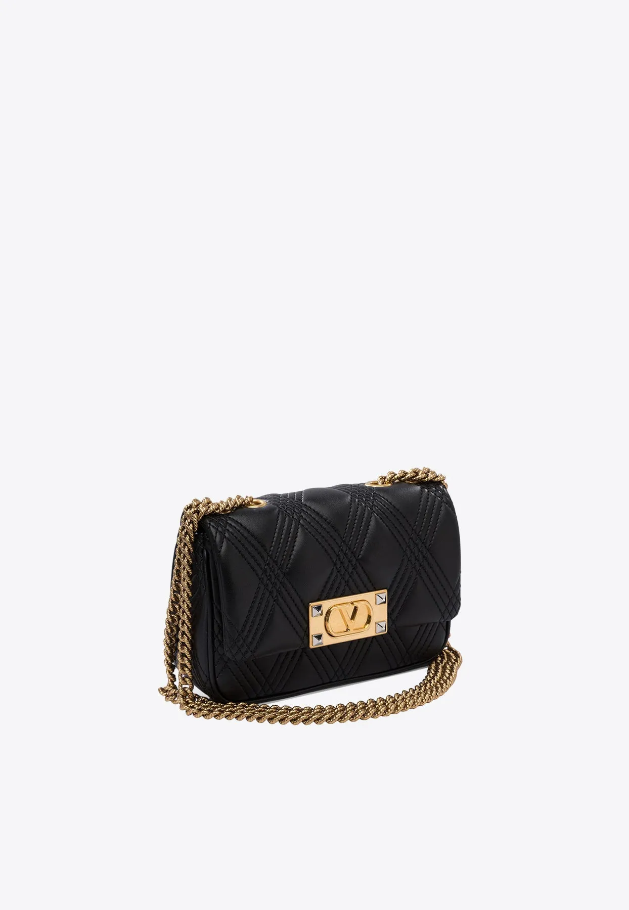 Small Quiltie 67 Nappa Leather Shoulder Bag