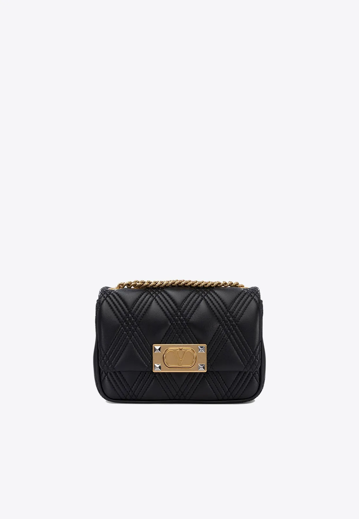 Small Quiltie 67 Nappa Leather Shoulder Bag