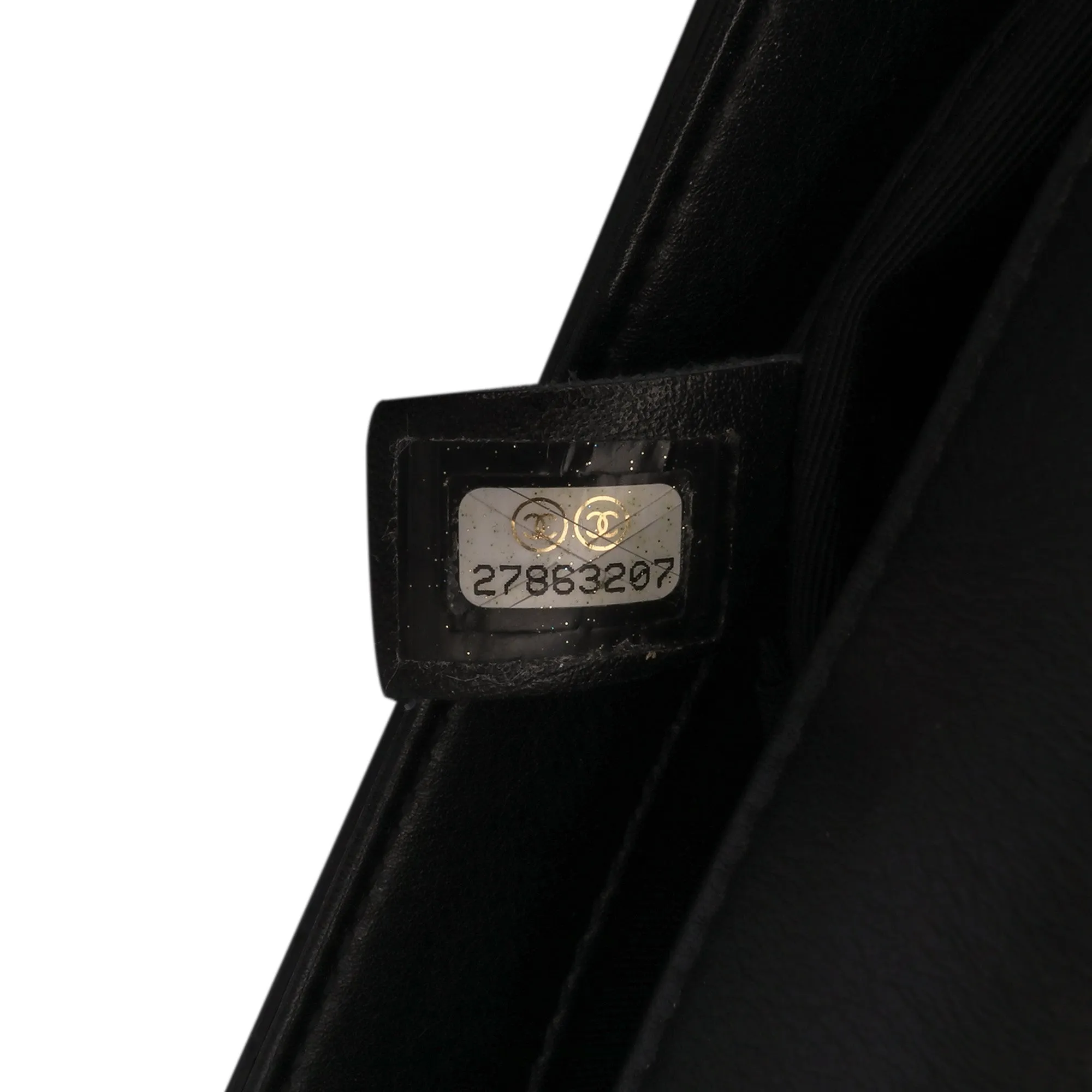 Small Stitched Calfskin Covered CC Flap