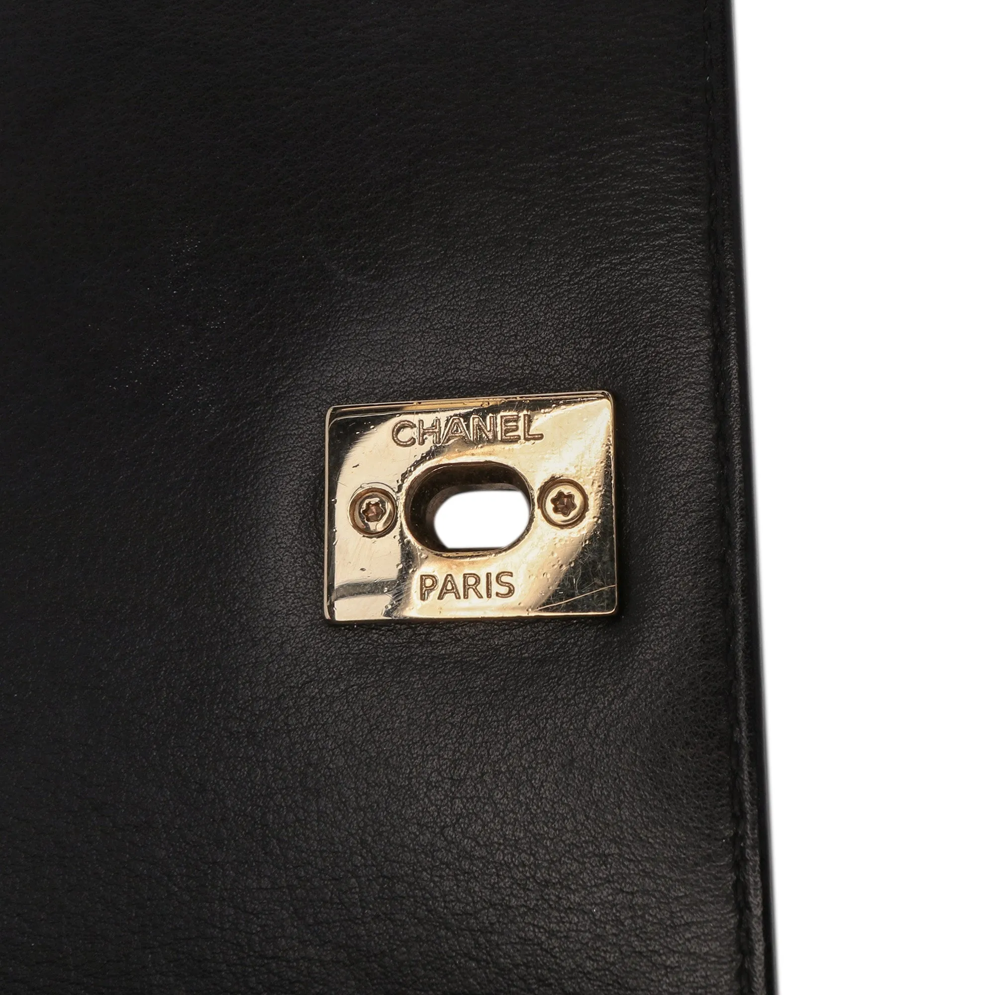 Small Stitched Calfskin Covered CC Flap