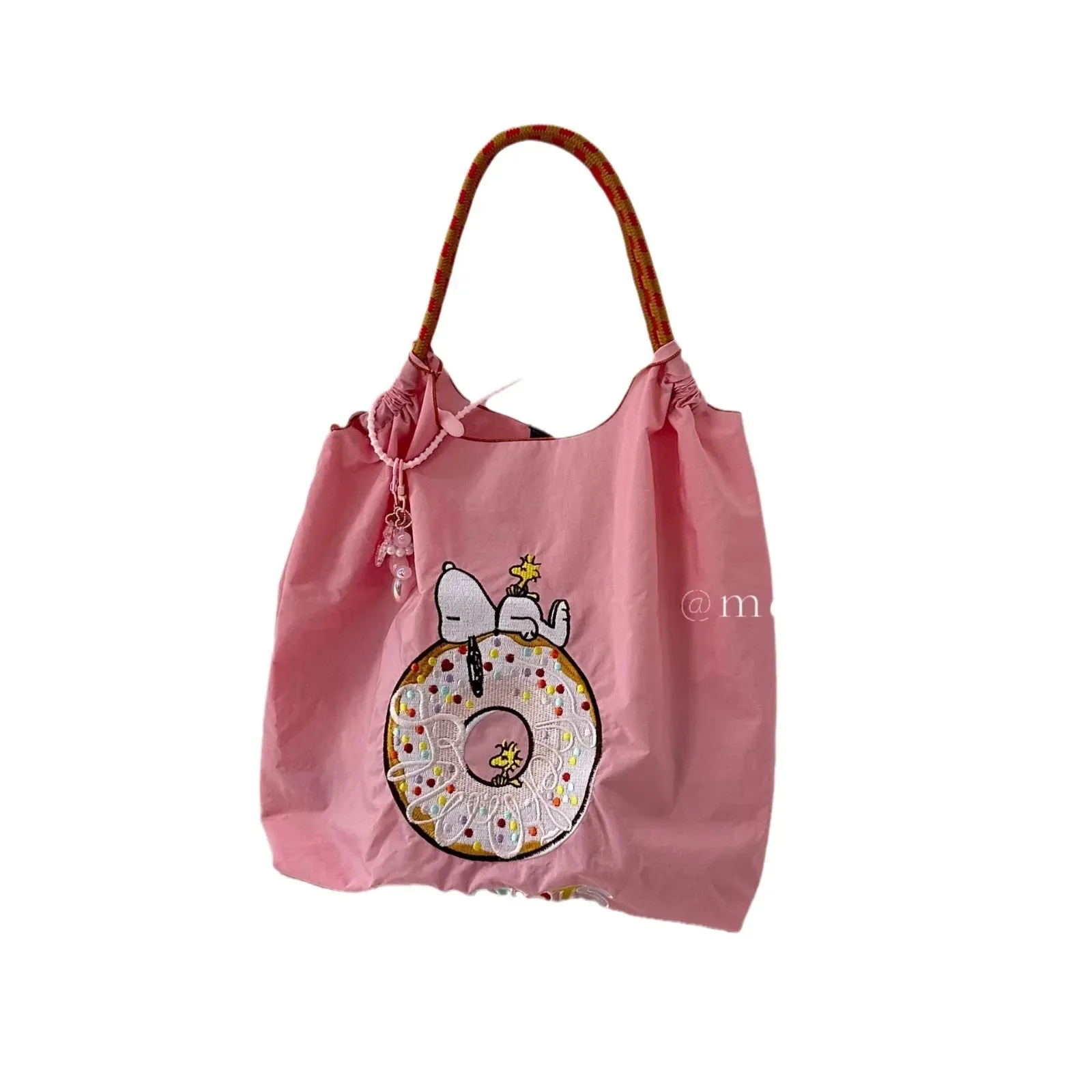 Snoopy Chain Donut Embroidered Handbag