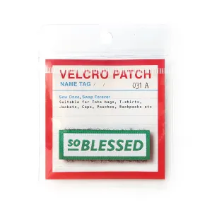 So Blessed {Velcro Tag}