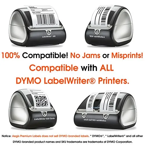 Spartan Industrial - Compatible Labels Replacement for DYMO 30323-2-1/8" X 4" Postage Shipping Labels (10 Pack)