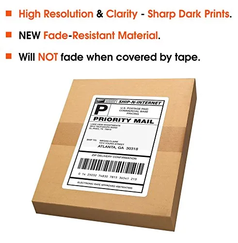 Spartan Industrial - Compatible Labels Replacement for DYMO 30323-2-1/8" X 4" Postage Shipping Labels (10 Pack)