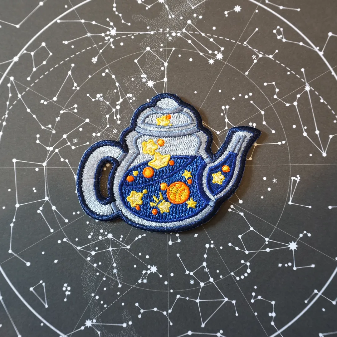 Stellar Teapot | Embroidery Patch