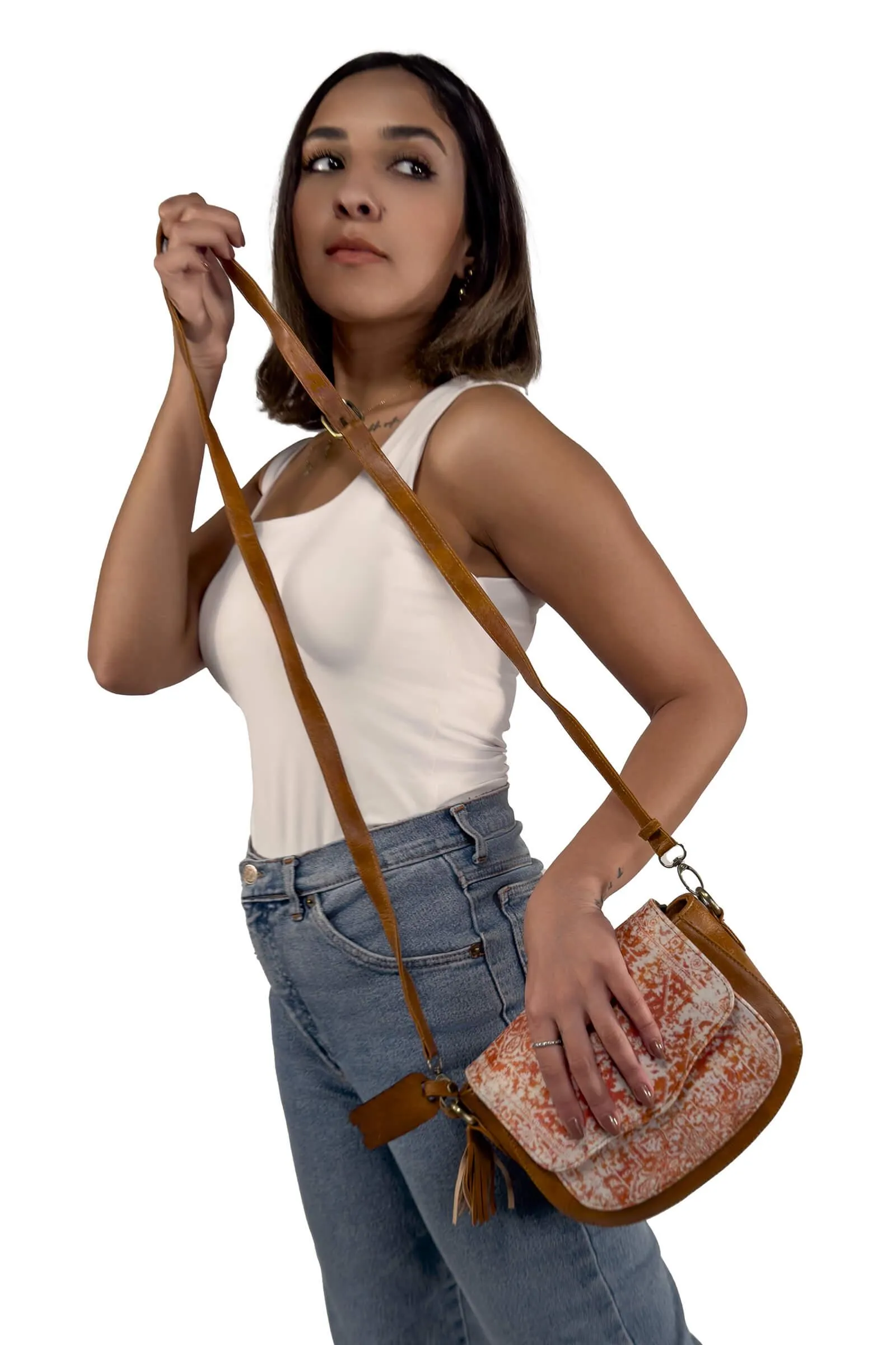 Sunset Amber Ella Crossbody Bag