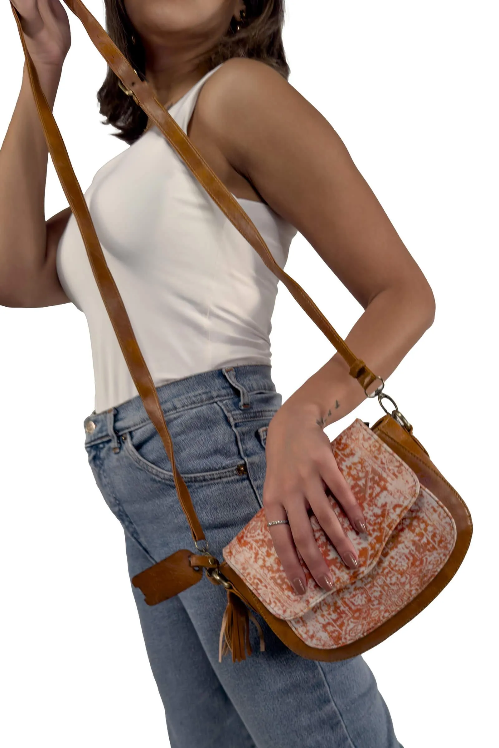 Sunset Amber Ella Crossbody Bag