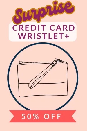 Surprise Convertible Crossbody Wristlet  with Compartments