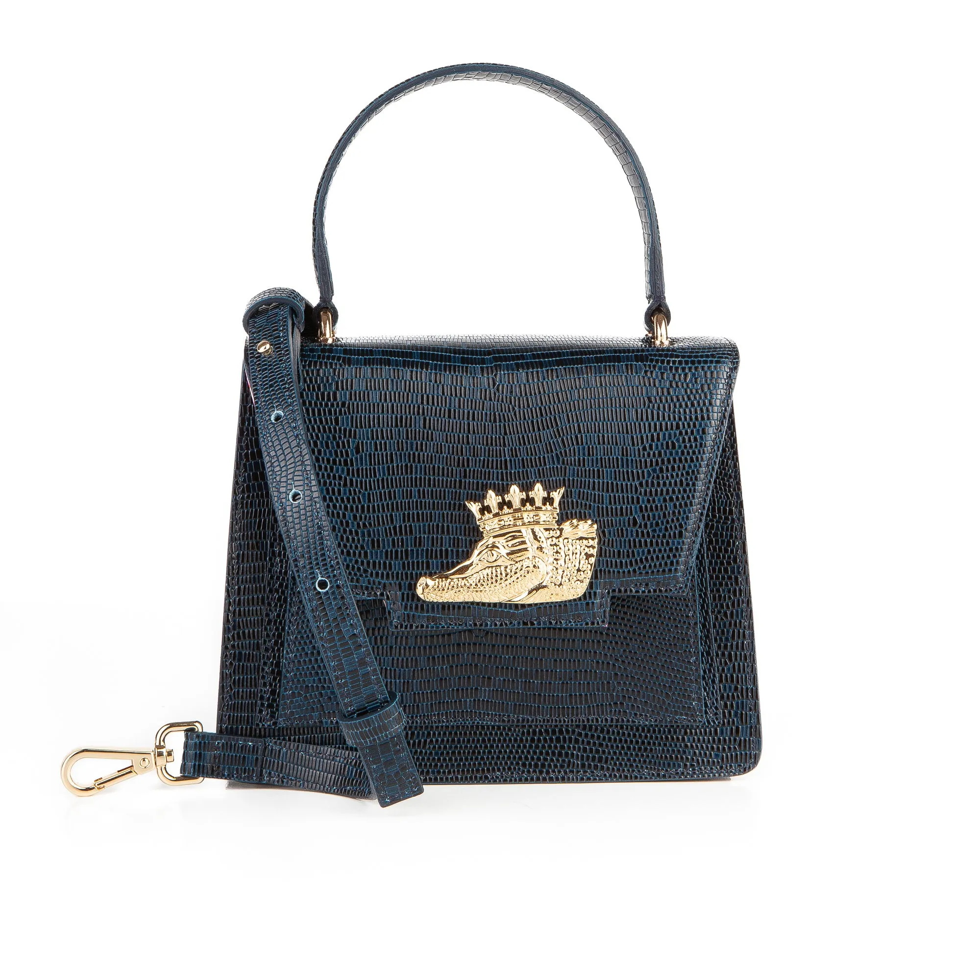 The Alexa Pulitzer for BENE Isabel in Navy Matrix Lizard