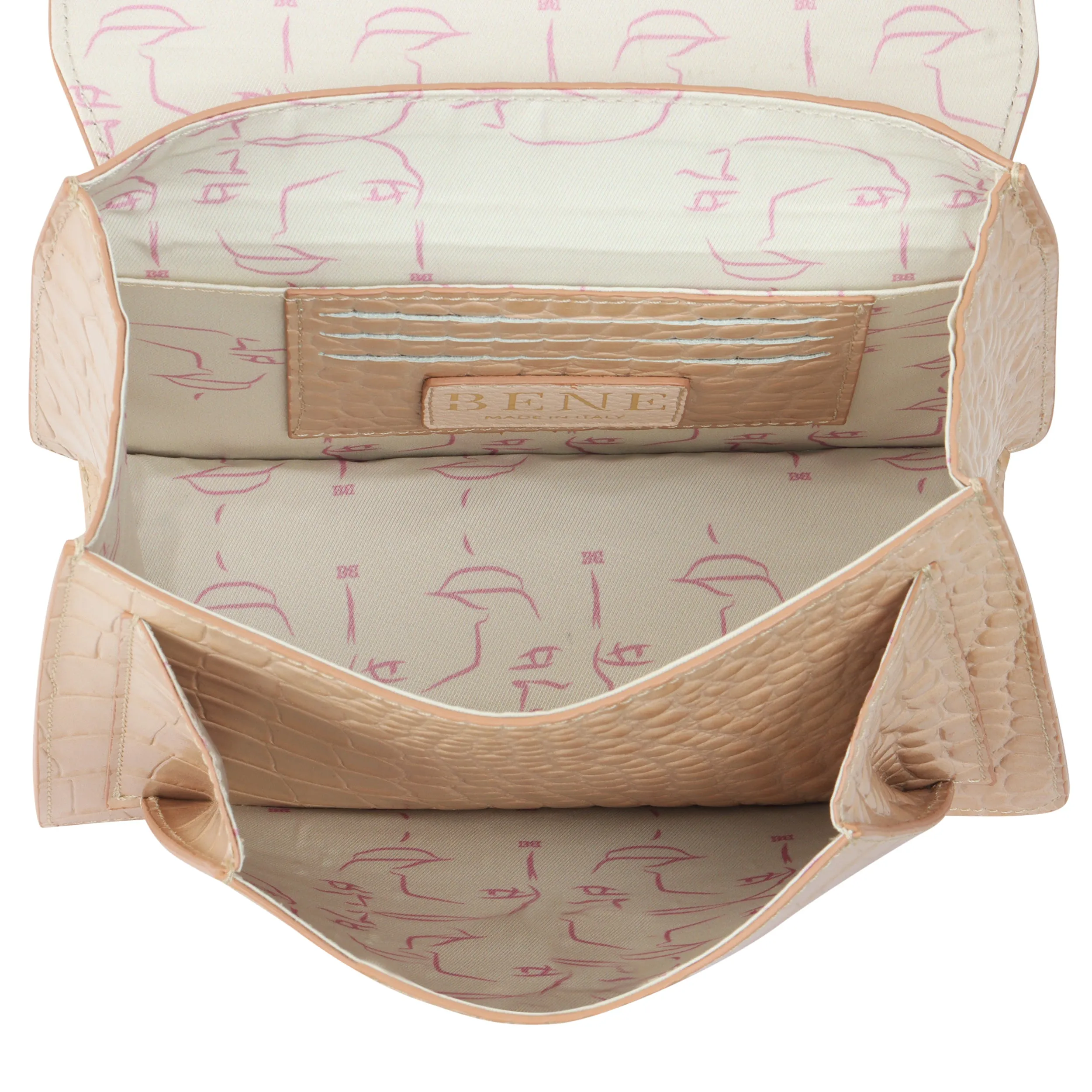 The Isabel in Blush Croc