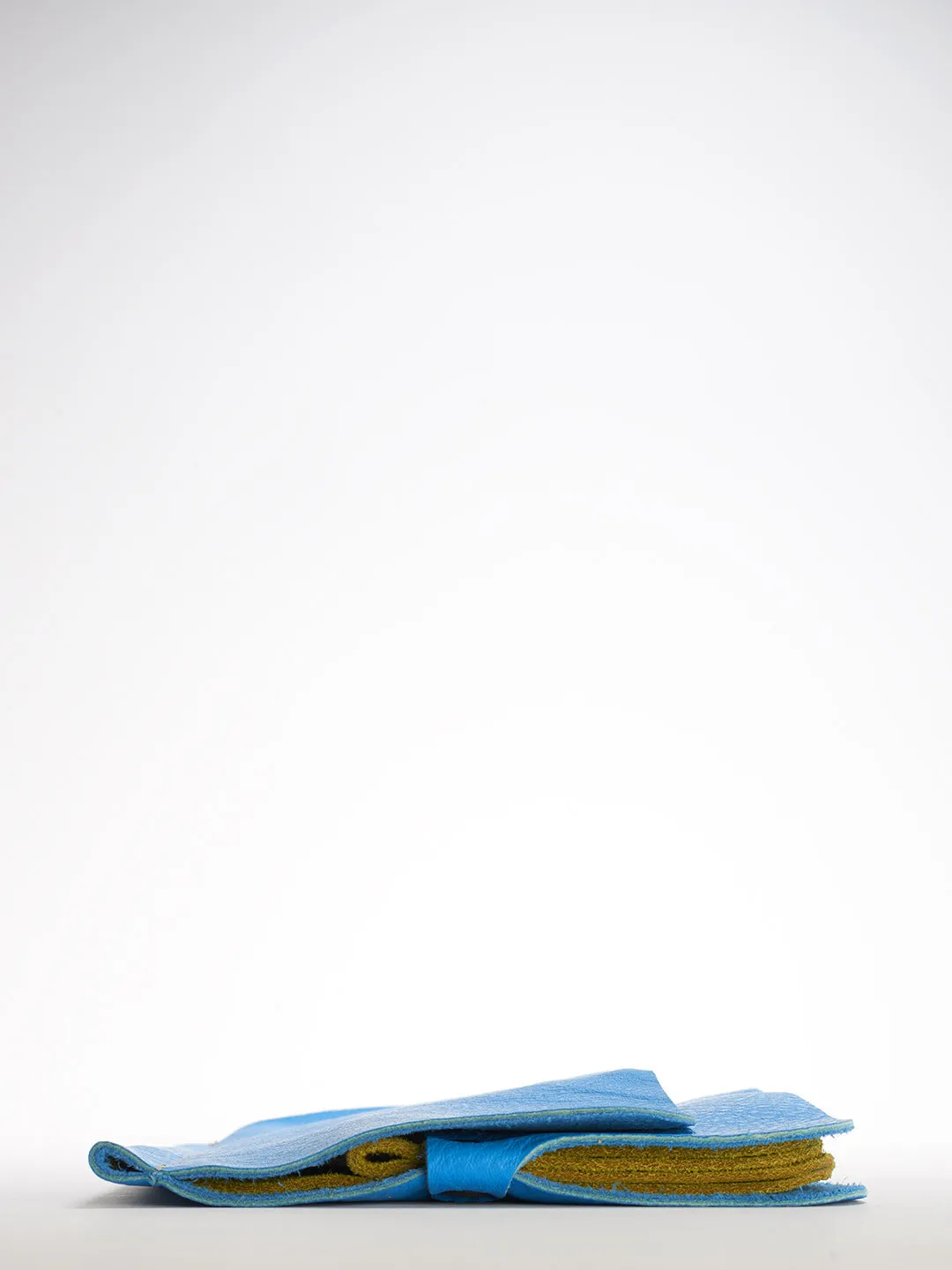 The Novella bag - Electric blue suede leather