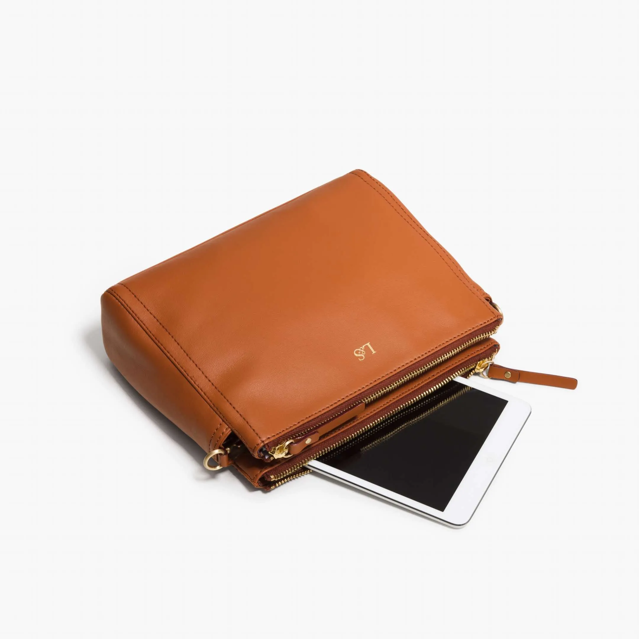 The Pearl - Nappa Leather - Sienna / Gold / Camel