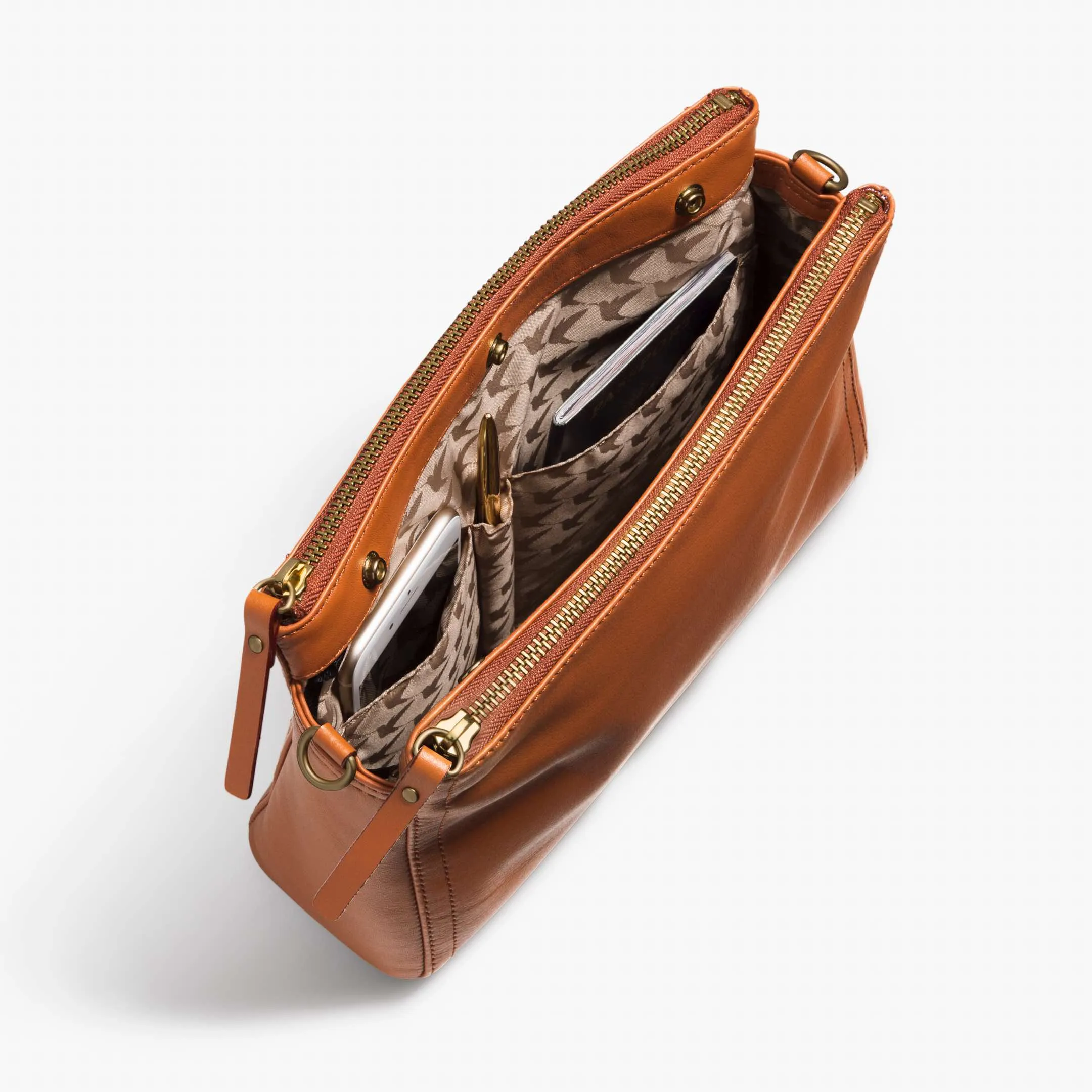 The Pearl - Nappa Leather - Sienna / Gold / Camel