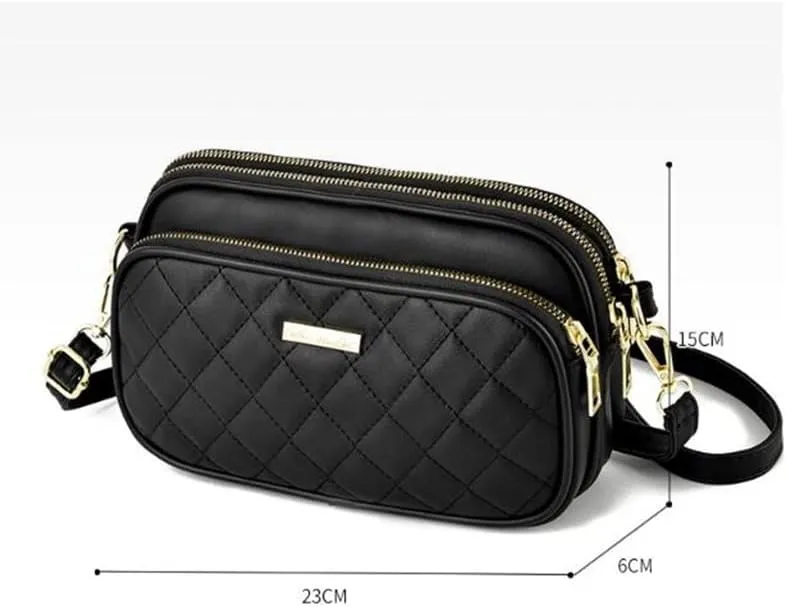 Theodora | Triple-Layer Mini Crossbody Bag