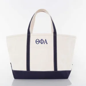 Theta Phi Alpha Large Canvas Tote Bag