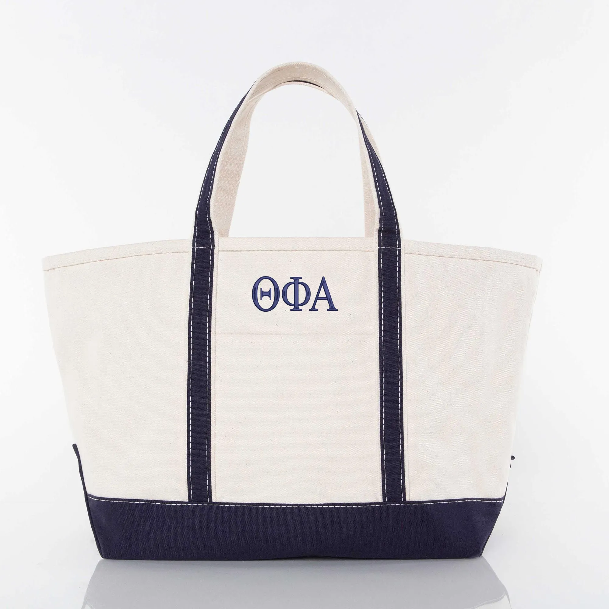 Theta Phi Alpha Large Canvas Tote Bag
