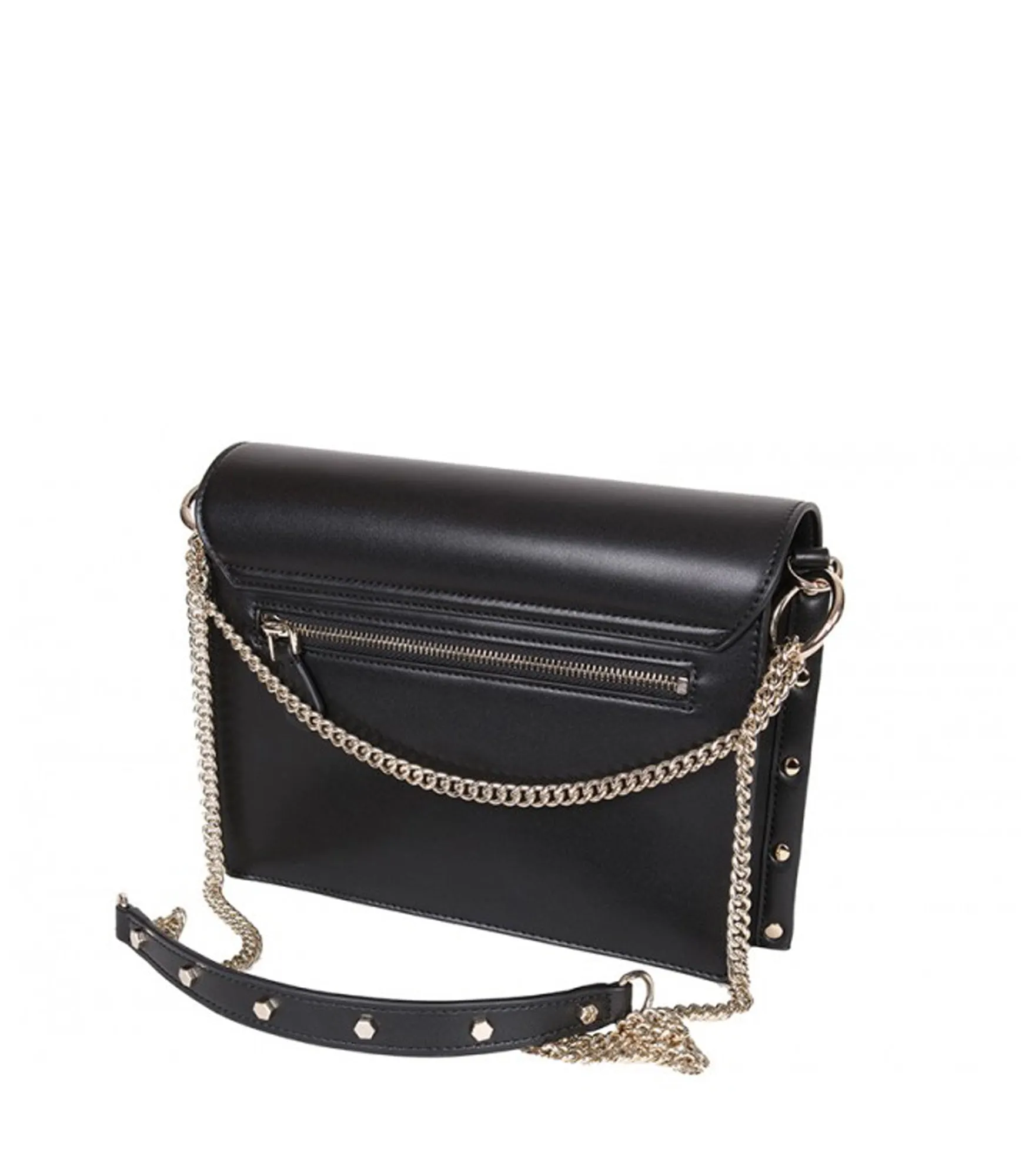 Tia Convertible Crossbody Flap - Black