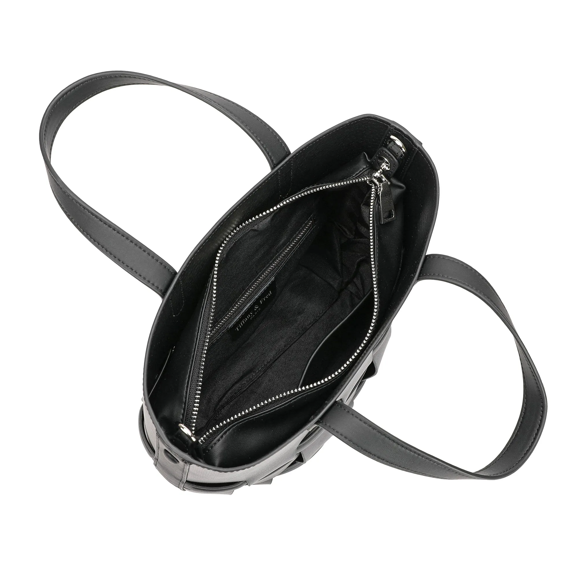 Tiffany & Fred Quilted Cracked Leather Crossbody Bag