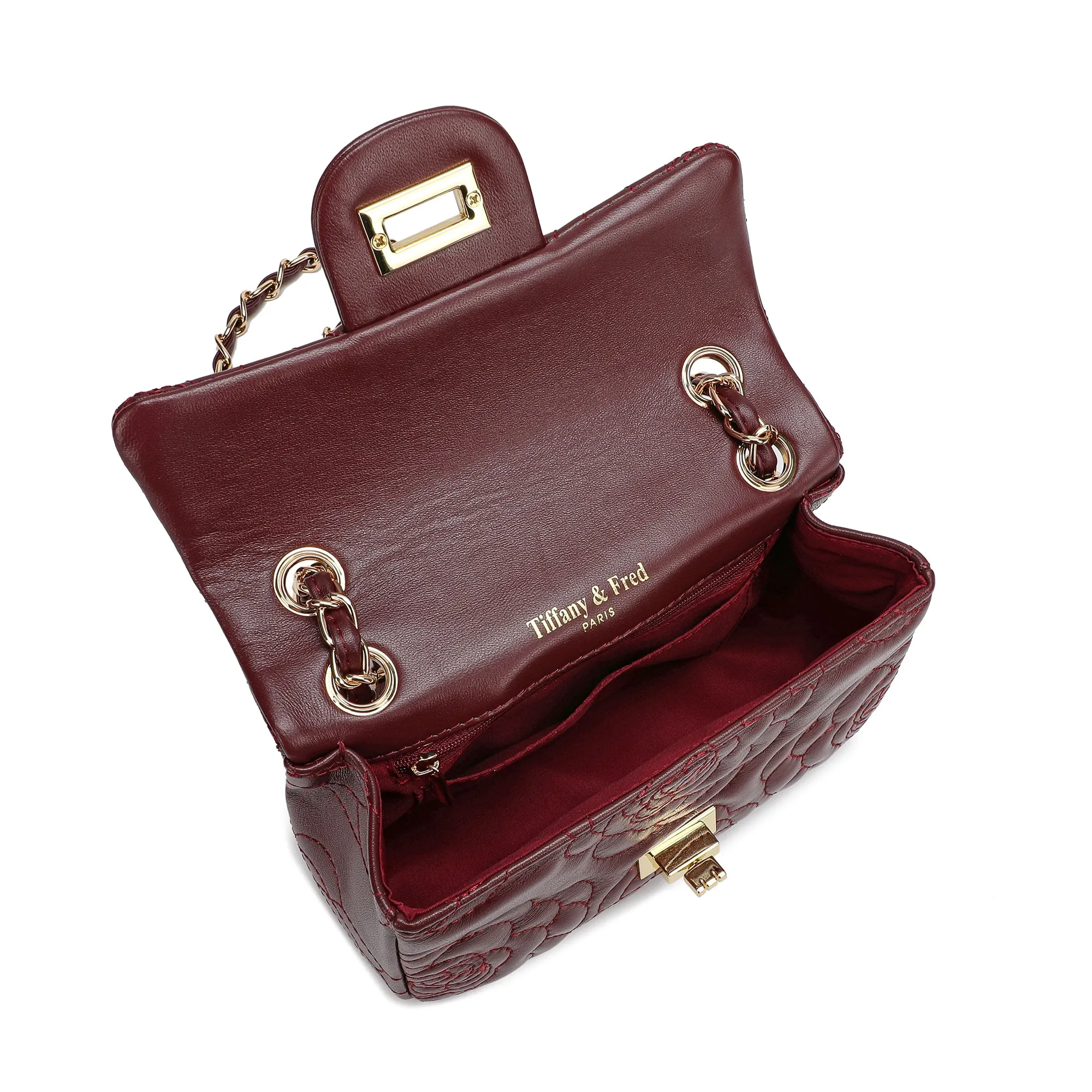 Tiffany & Fred  Quilted Sheepskin Crossbody