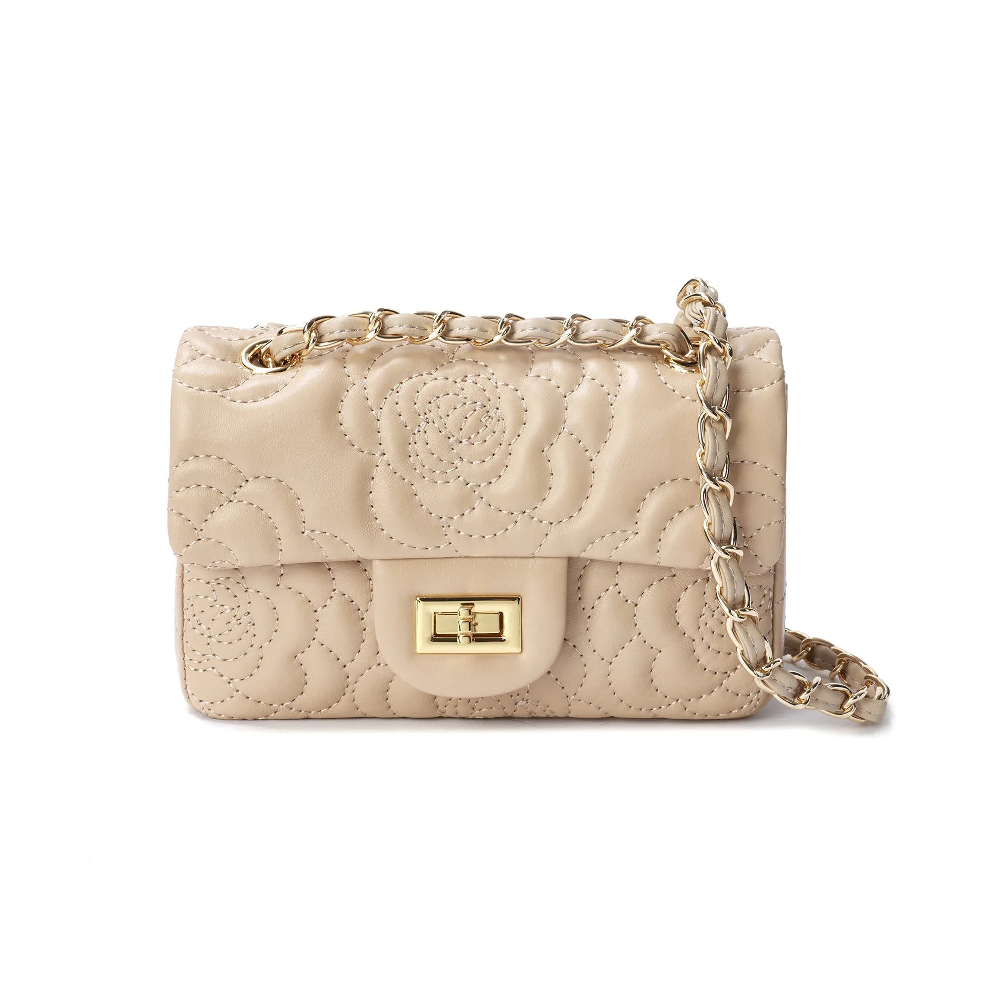 Tiffany & Fred  Quilted Sheepskin Crossbody