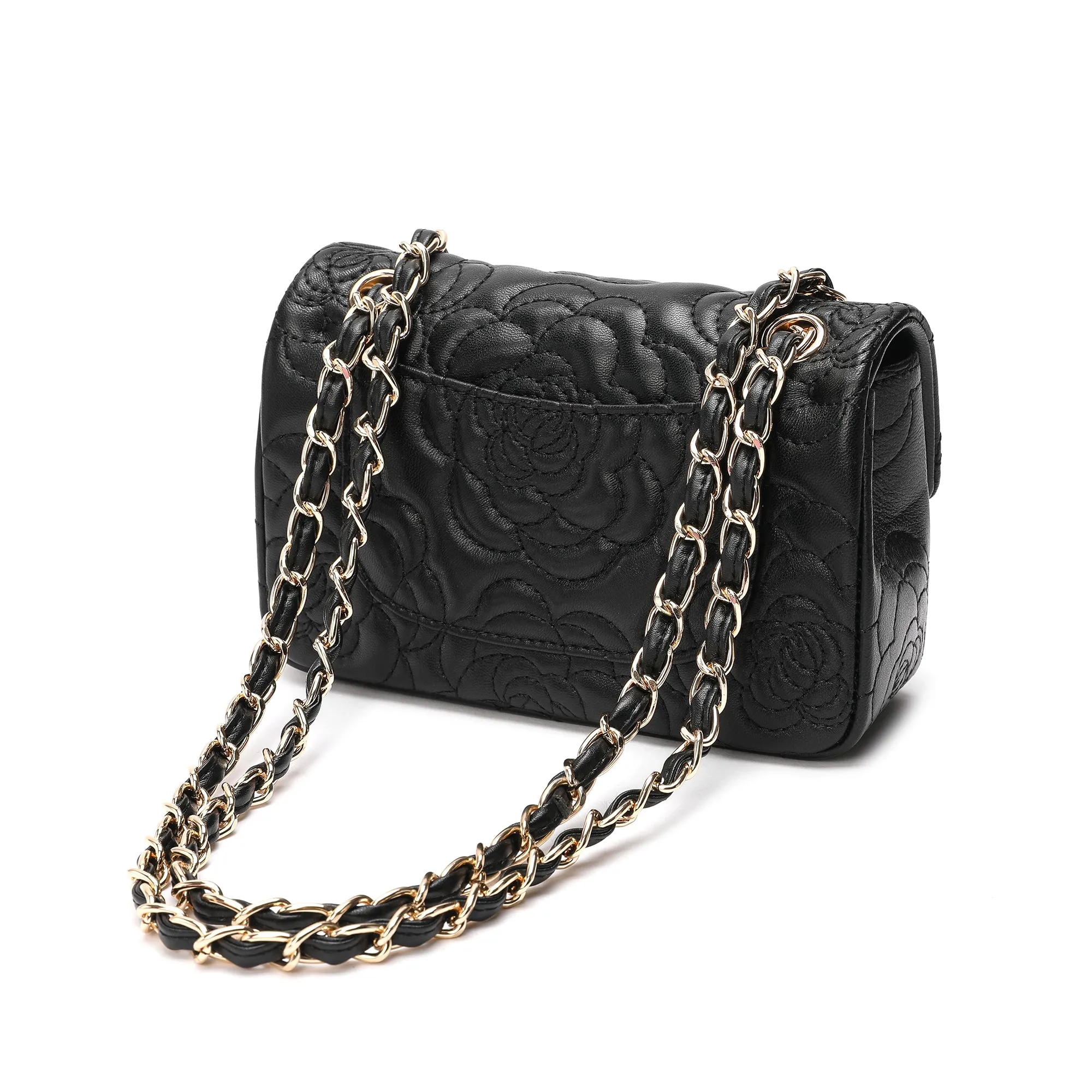 Tiffany & Fred  Quilted Sheepskin Crossbody