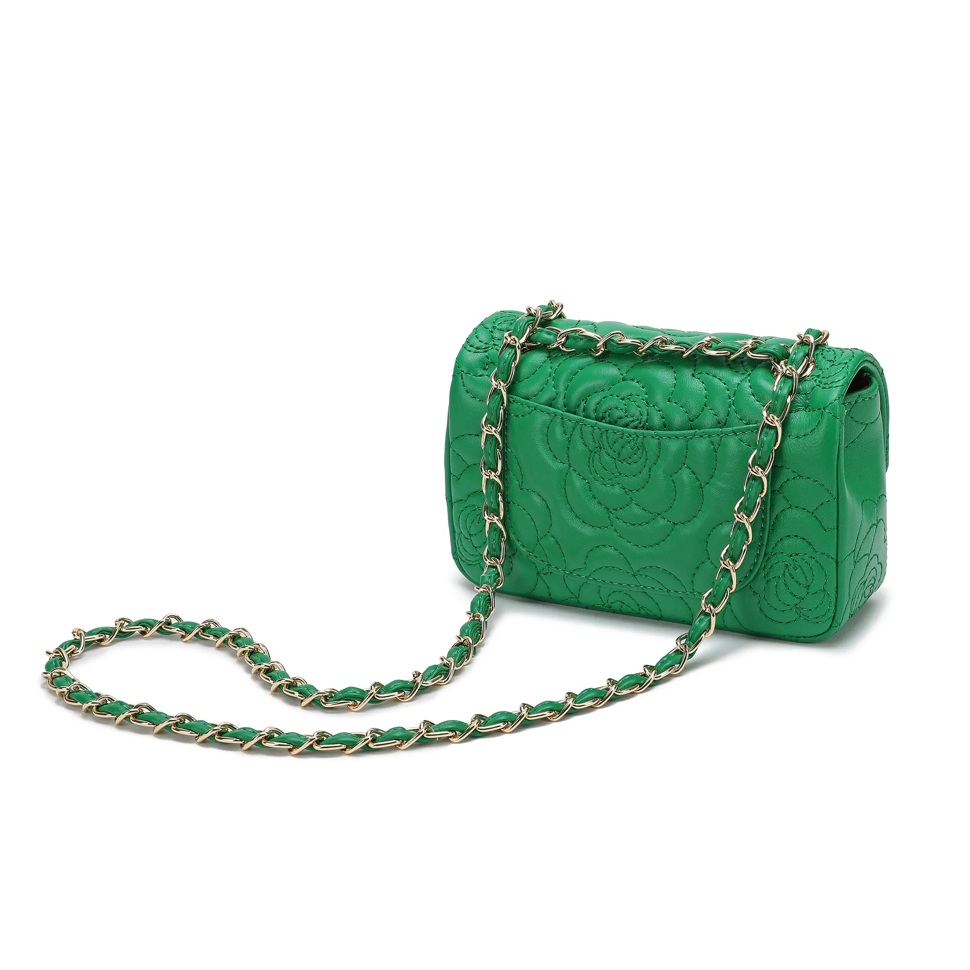 Tiffany & Fred  Quilted Sheepskin Crossbody
