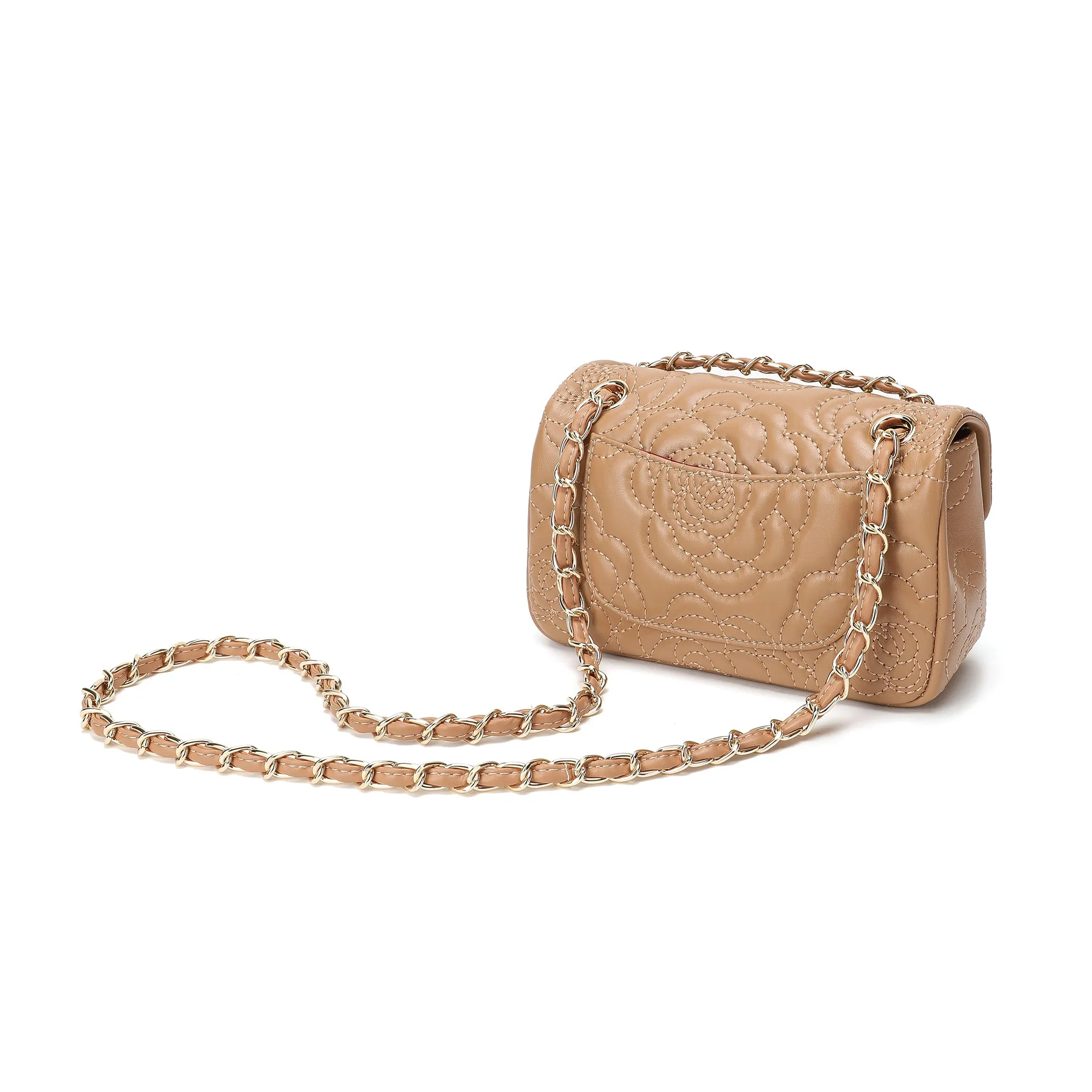 Tiffany & Fred  Quilted Sheepskin Crossbody