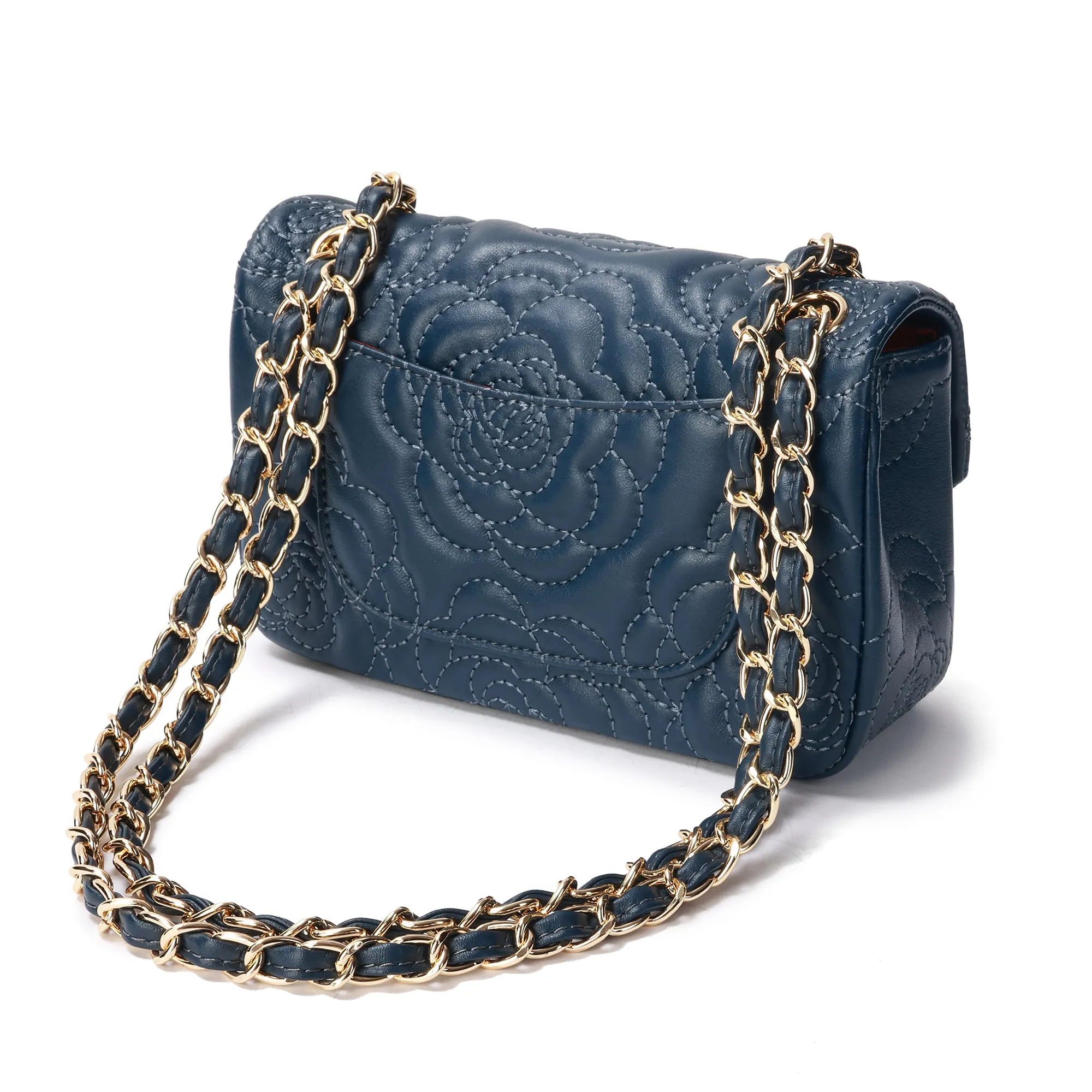 Tiffany & Fred  Quilted Sheepskin Crossbody