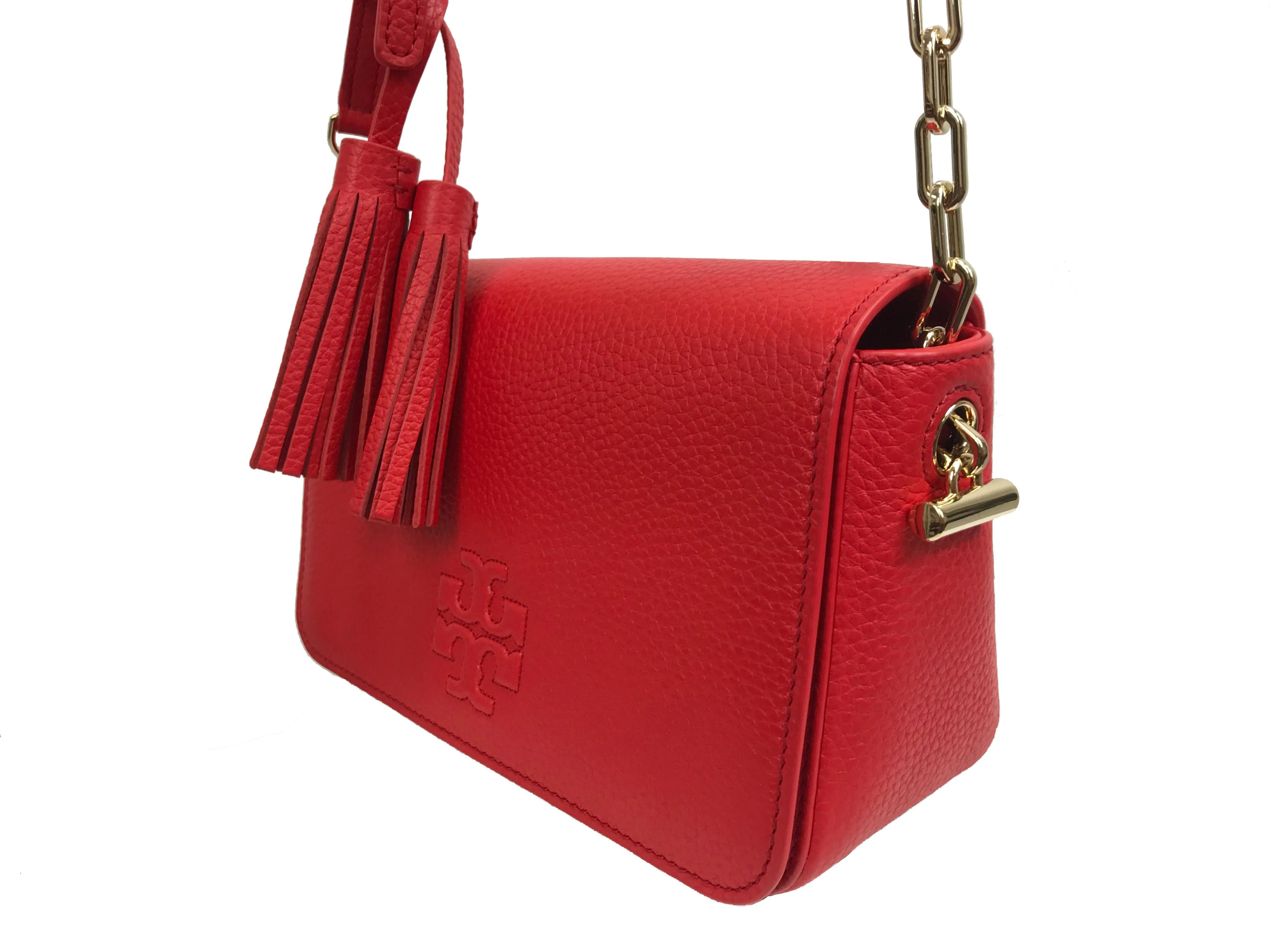 Tory Burch Thea Mini Bag in Brilliant Red