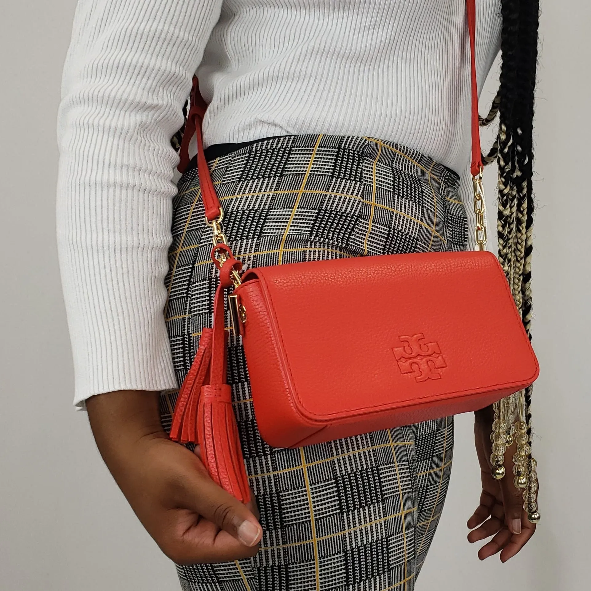Tory Burch Thea Mini Bag in Brilliant Red