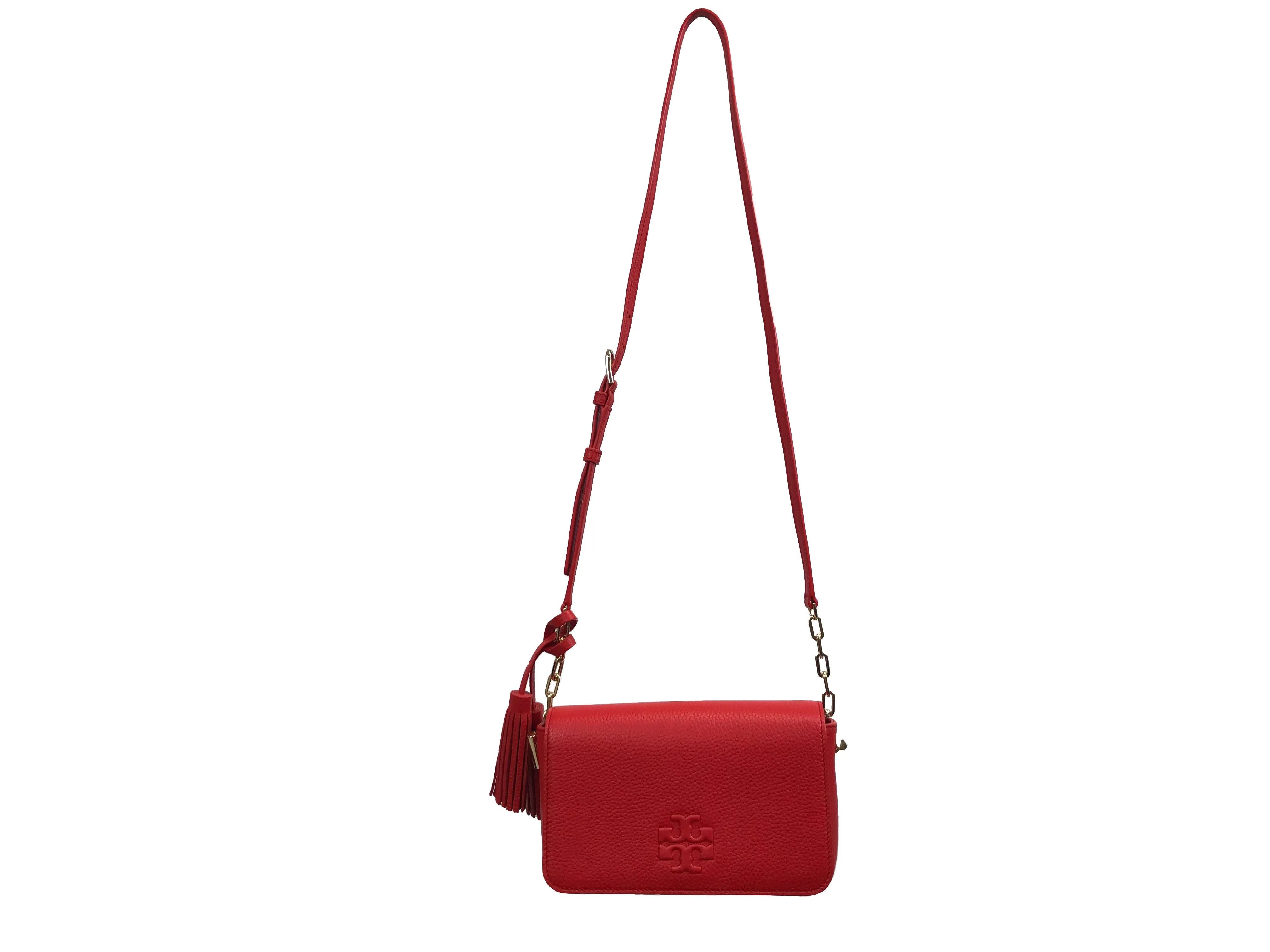 Tory Burch Thea Mini Bag in Brilliant Red