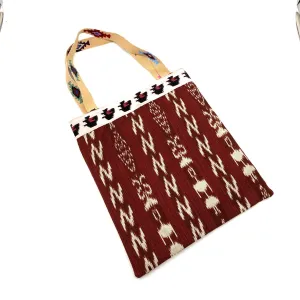 Tote Bag Brown Ikat