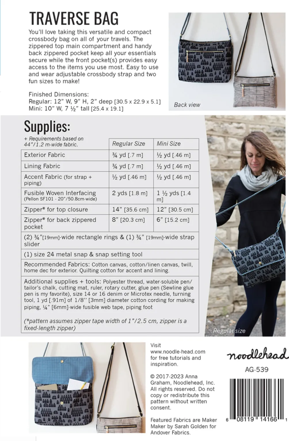 Traverse Bag | Noodlehead