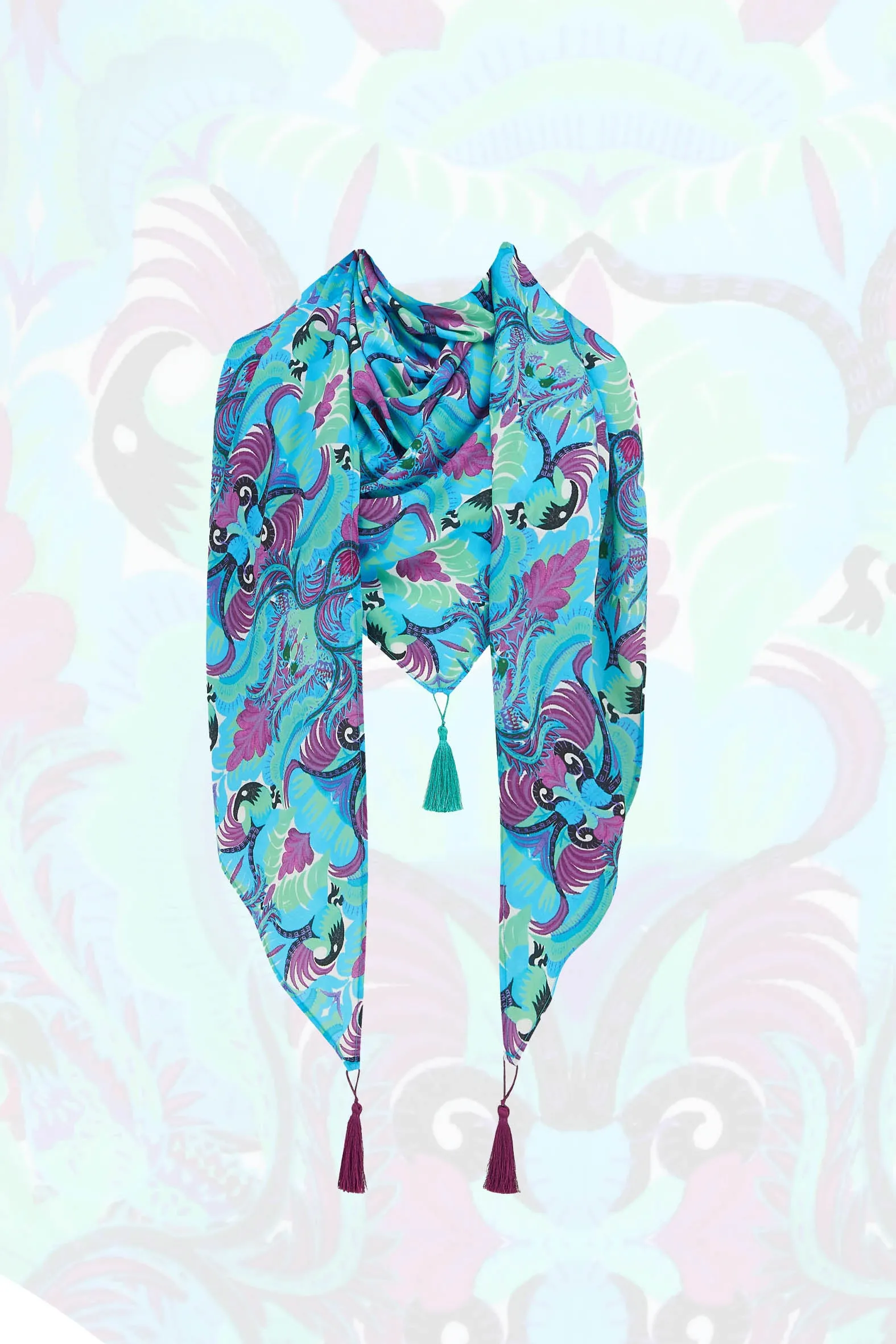 Tribal Tales Triangle Scarf