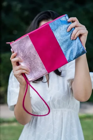 Tribeca Pink Leather Bag