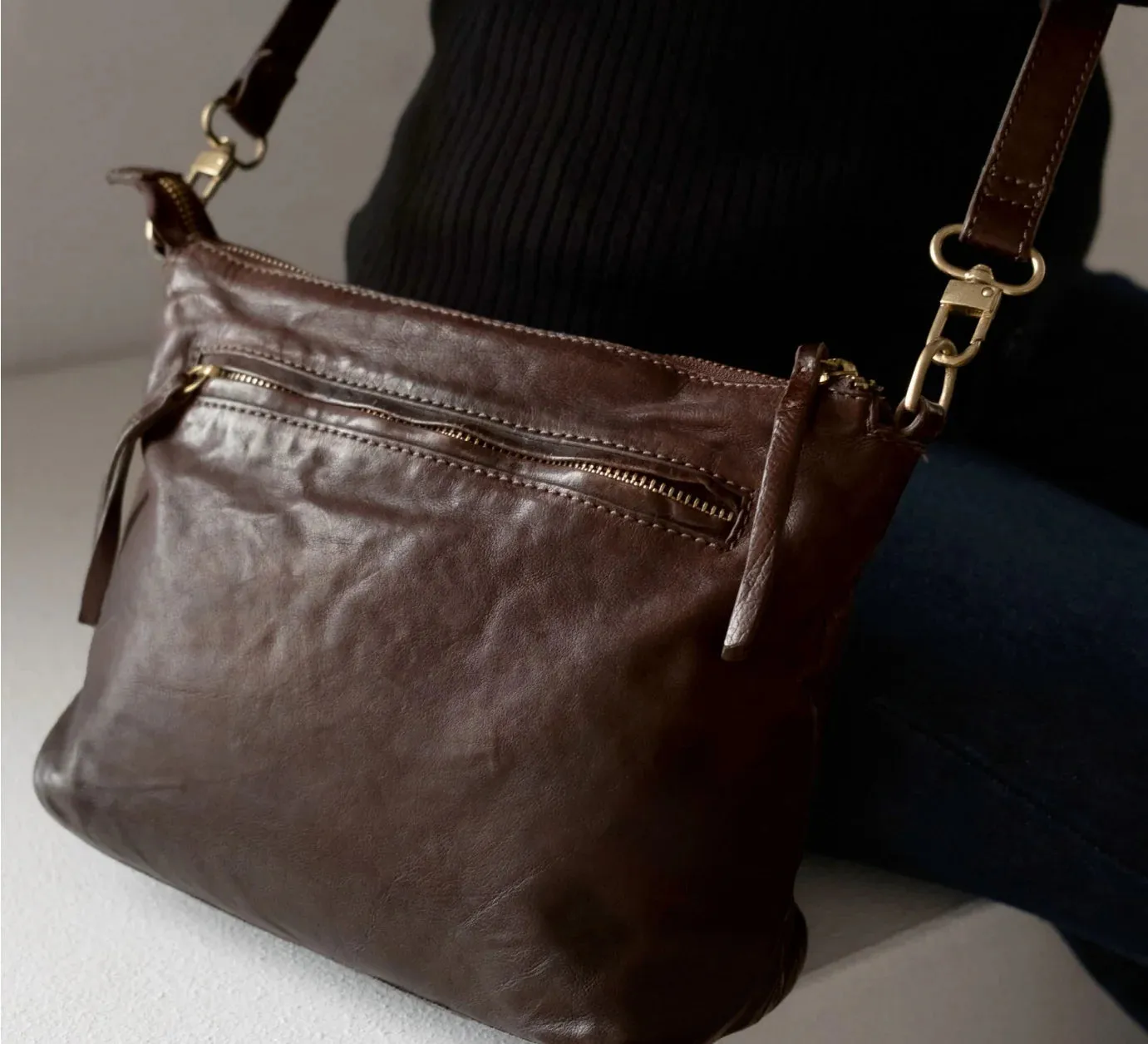 Tumbled Large Essential Pouch