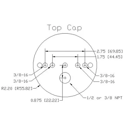 Universal Air Tripple Bellow Airbag