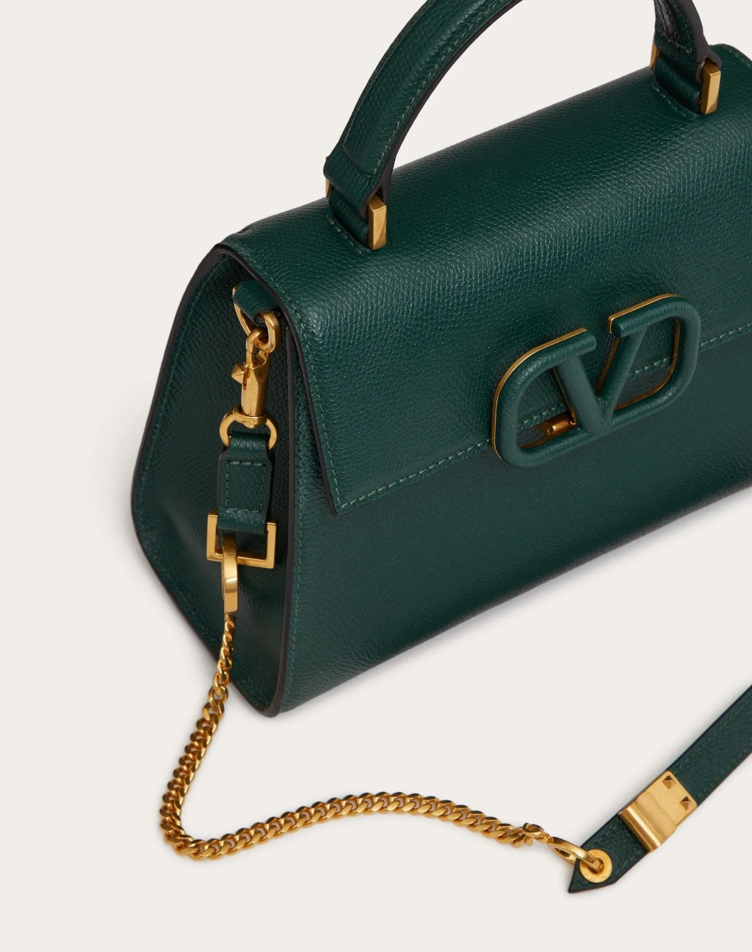 VALENTINO GARAVANI 
SMALL VSLING GRAINY CALFSKIN HANDBAG